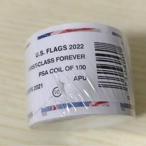 USPS Stamp 2022 Three U.S. Flags Postage Forever Stamps 60 Rolls Of 6000